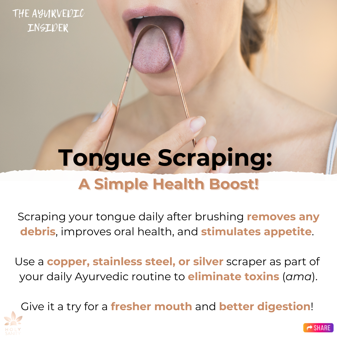 How to Practise Tongue Scraping and Its Ayurvedic Benefits