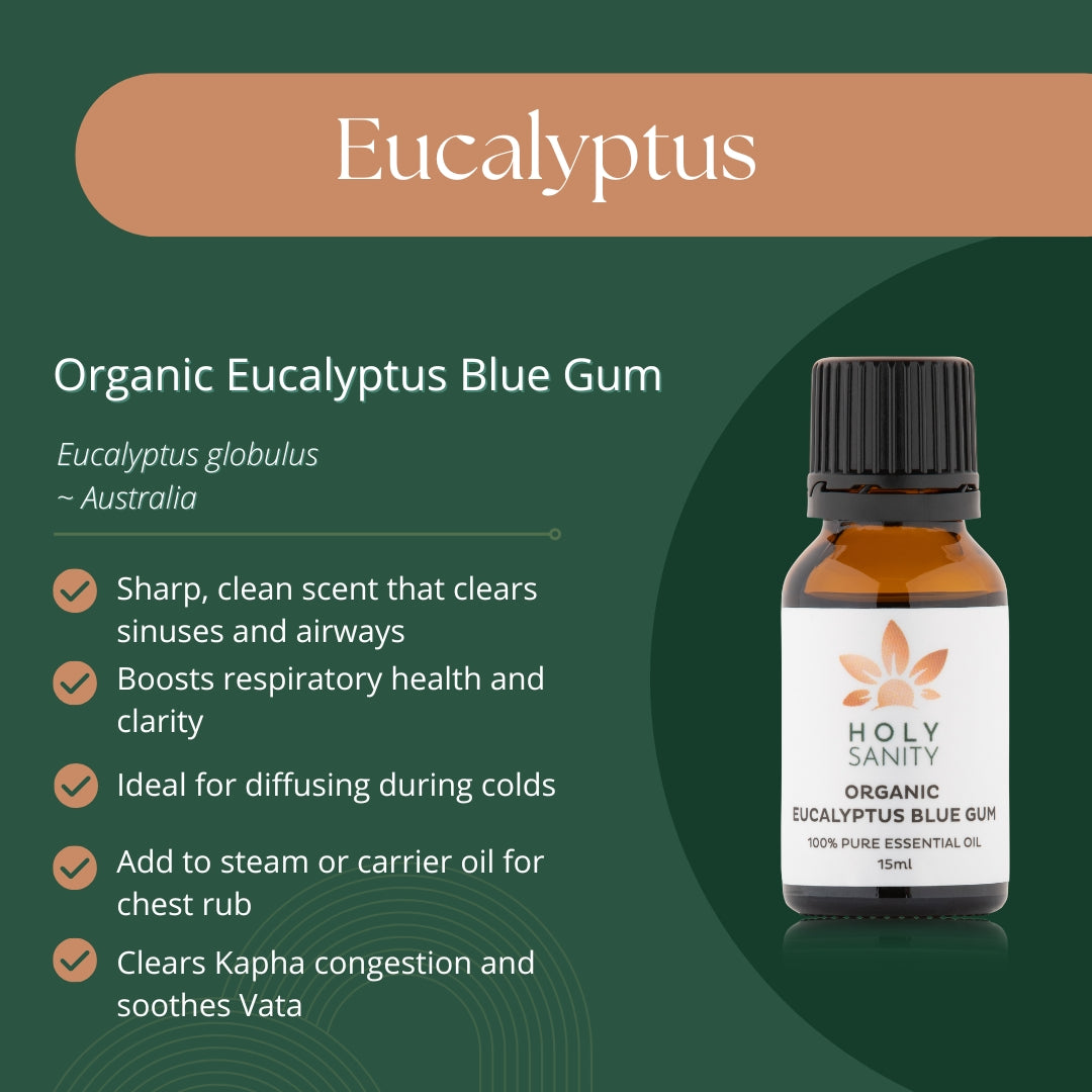 Organic Eucalyptus Essential Oil (15ml)