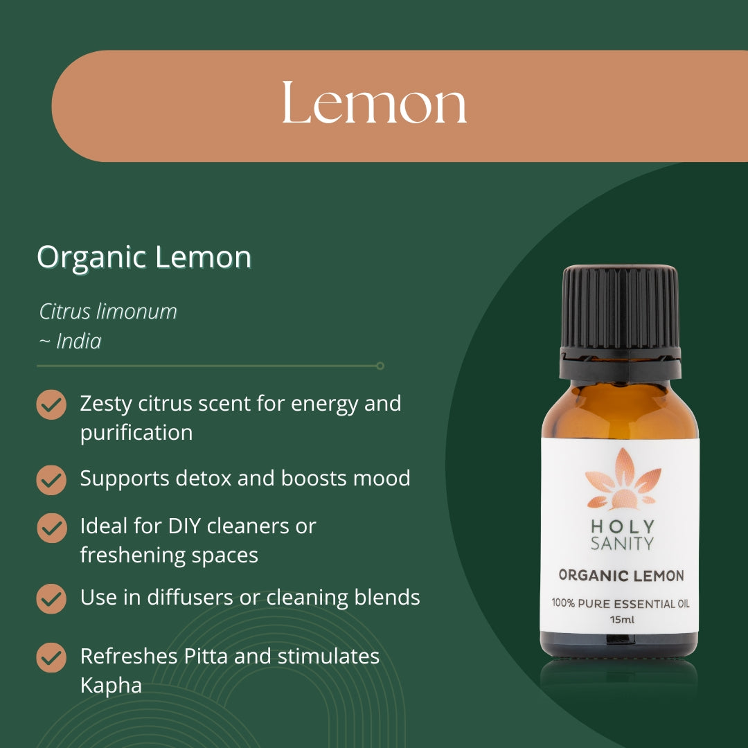 Citrus Burst Organic Essential Oil Bundle (15ml x 3)