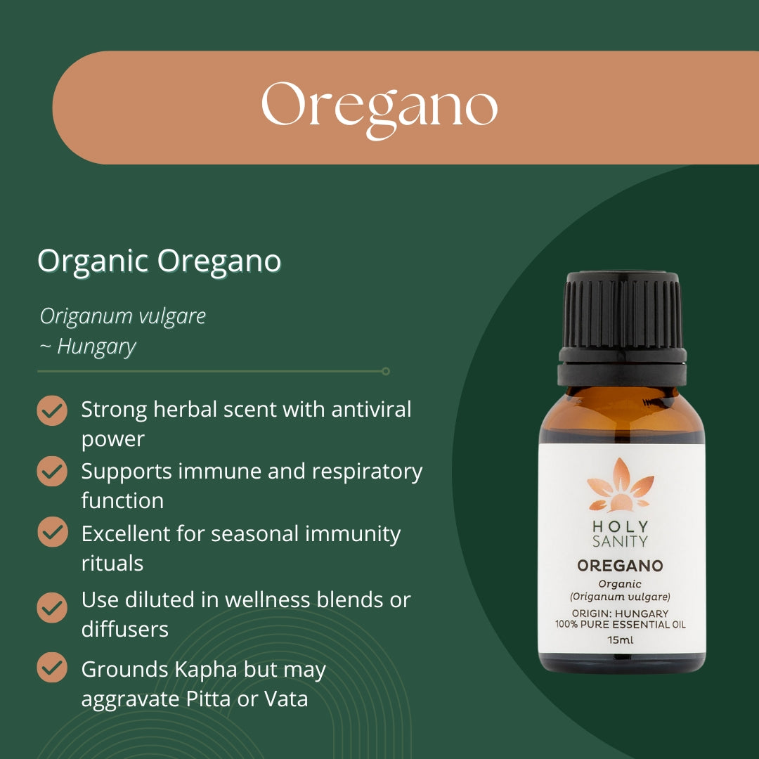 Organic Oregano Essential Oil (15ml)