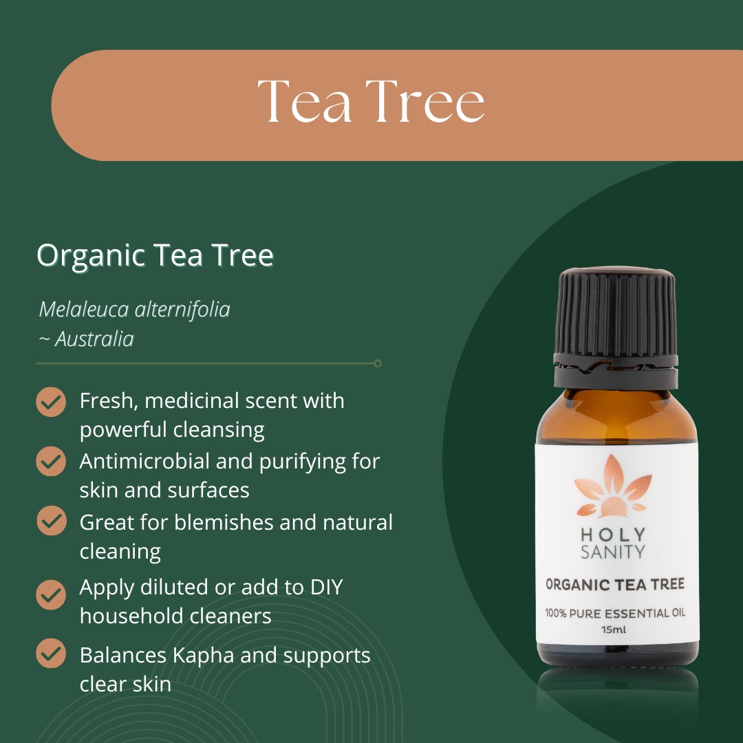 Organic Tea Tree Essential Oil 15ml
