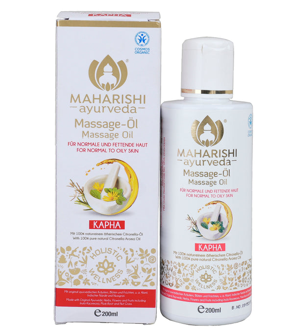 Maharishi Ayurveda Massage Oil Kapha 200ml Holy Sanity